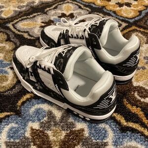 Louis Vuitton Black and White Trainers